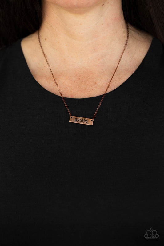 Paparazzi Jewelry - Blessed Mama - Copper Necklace - Brand New