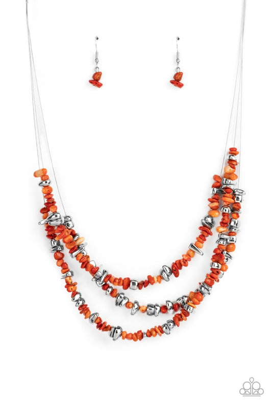 Placid Pebbles - Orange 556