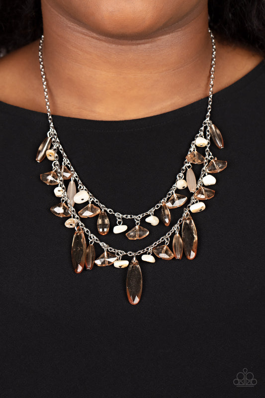 Candlelit Cabana - Necklace Brown N27