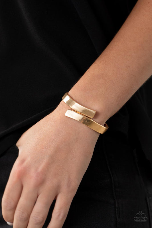 Paparazzi Bracelet ~ Dare to Flare - Gold
