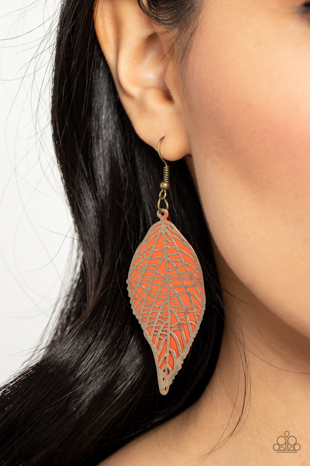 Leafy Luxury - Orange 738