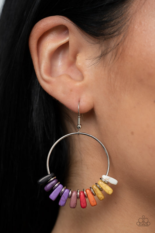 Paparazzi Earring ~ Earthy Ensemble - Multi