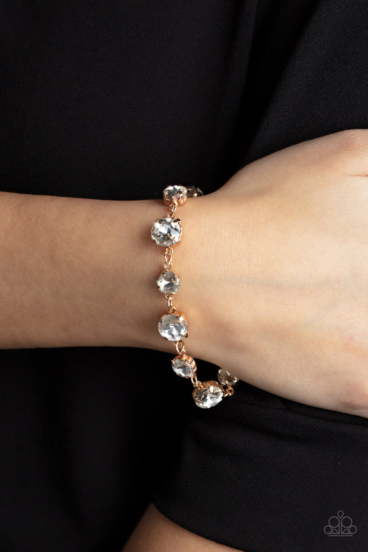 Paparazzi Bracelet ~ Bippity Boppity BLING - Gold