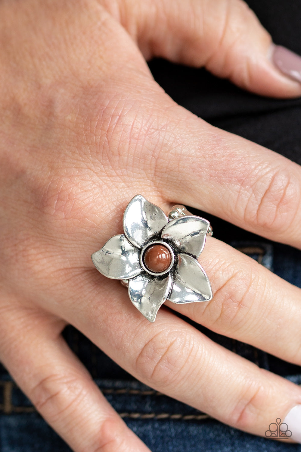 Ask For Flowers - Brown 356