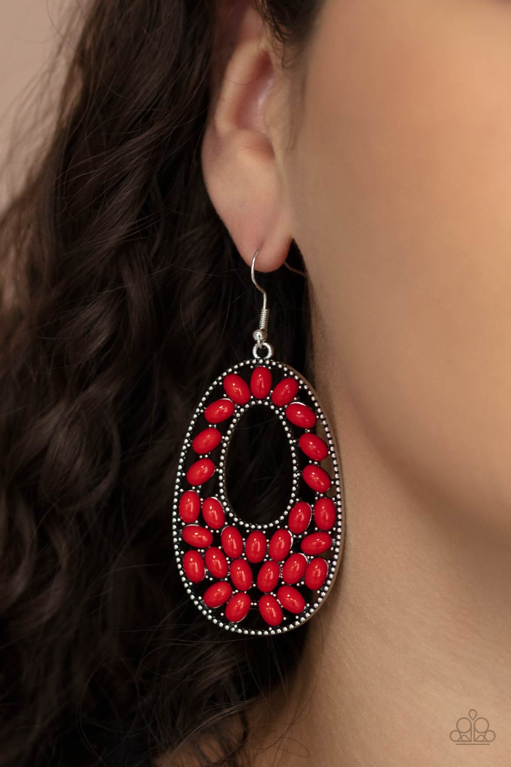 Beaded Shores - Red A710