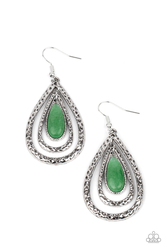 Teardrop Torrent - Green A666
