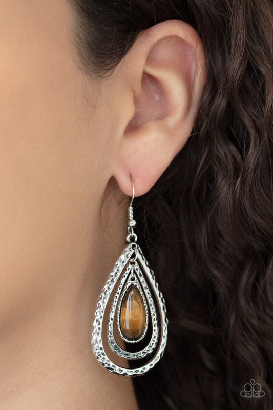 Teardrop Torrent - Brown A614