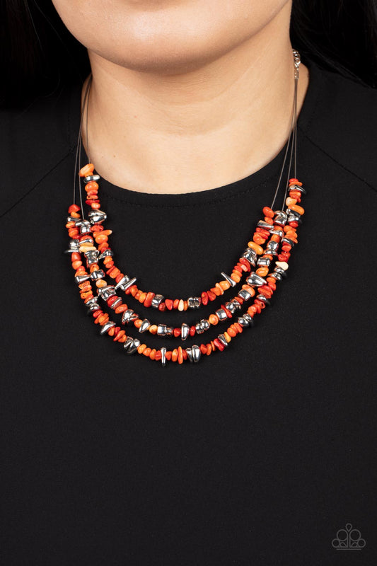 Placid Pebbles - Orange 556