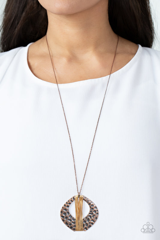 Paparazzi STATE OF THE ARTISAN copper necklace